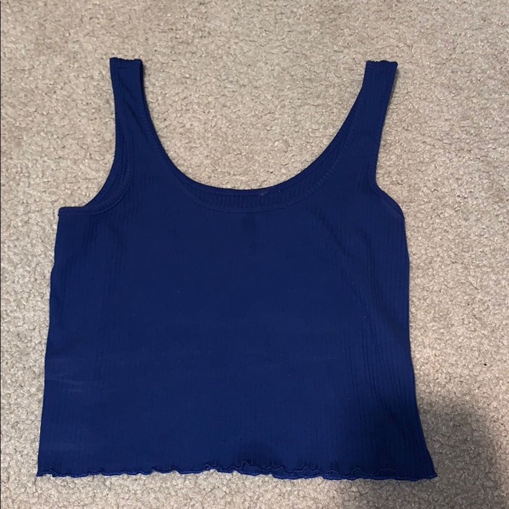 Blue tank top